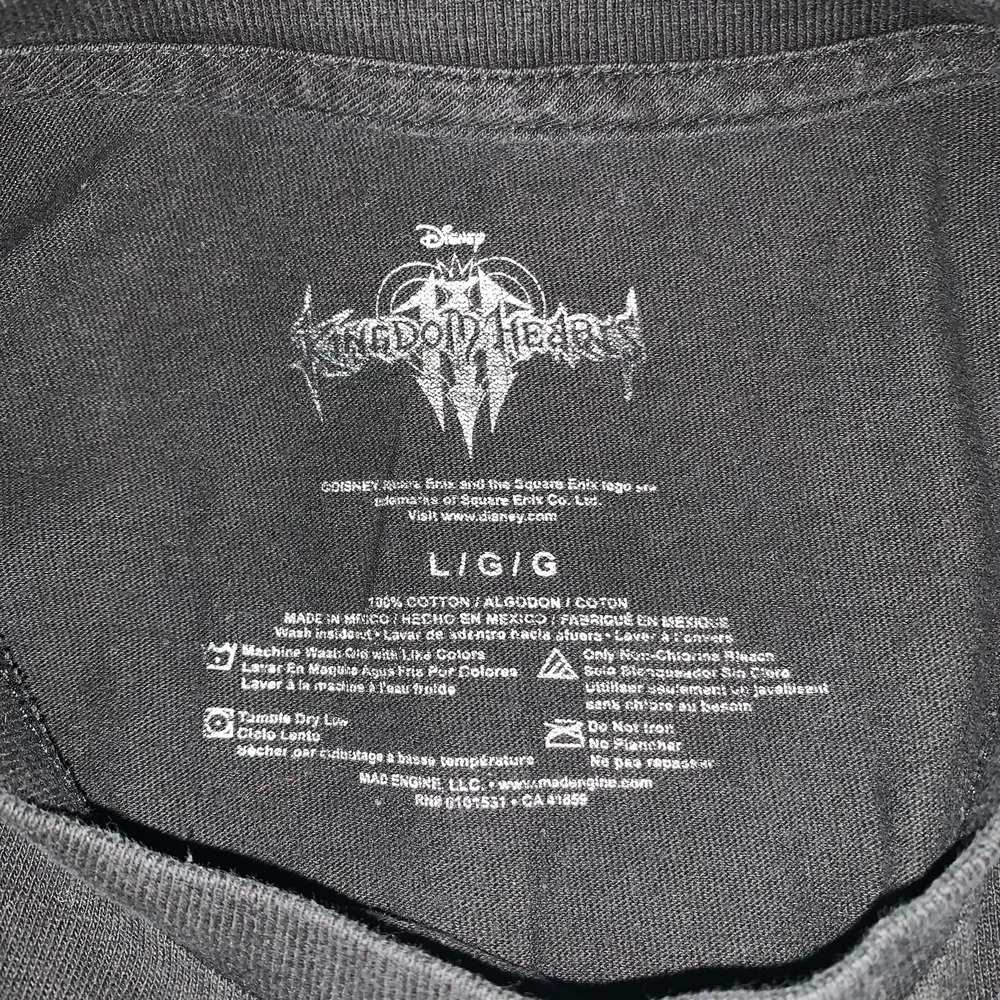 Disney Kingdom Hearts 3 Heartless T Shirt Men Size Large - Picture 4 of 9